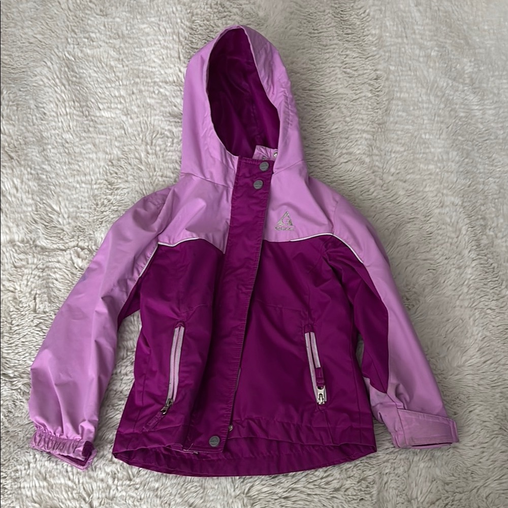 Kids Pink Jacket with Hood
